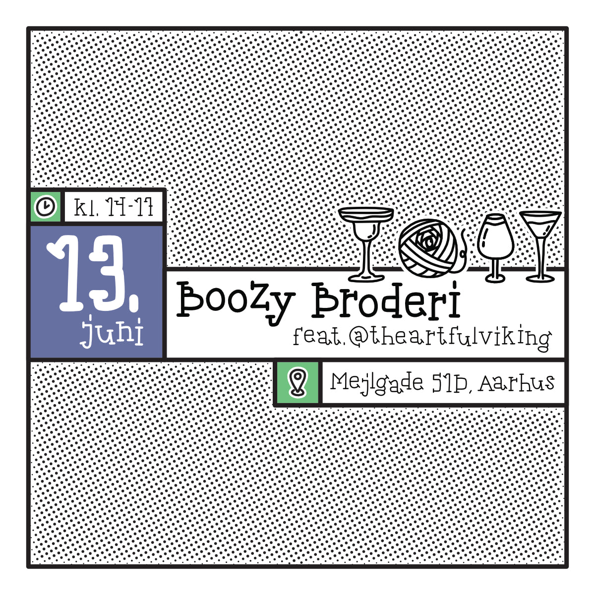 Boozy Broderi - 13/6-2026